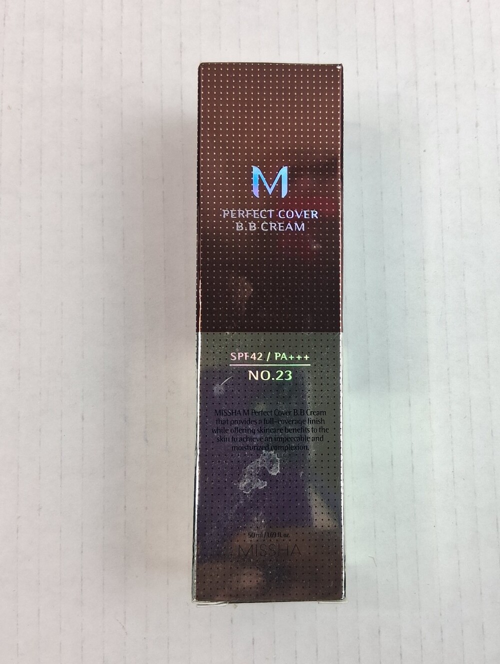 Missha M Perfect Cover BB Cream SPF 42/PA+++ No.23 Natural Beige Exp 2028